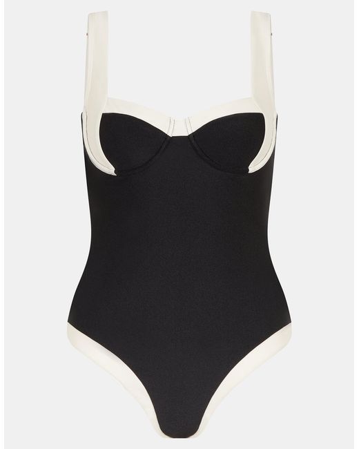 Accessorize Black Mono Underwire Shaping Swimsuit