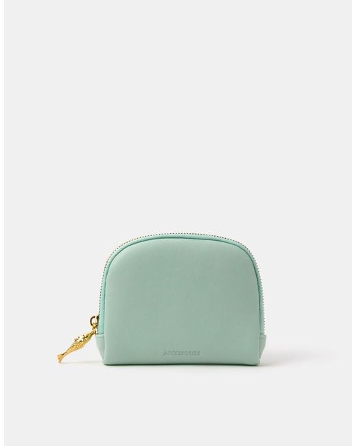 Accessorize Green Fish Charm Coin Purse