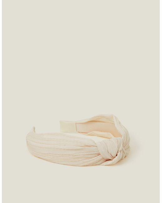 Accessorize Natural Knot Fabric Headband