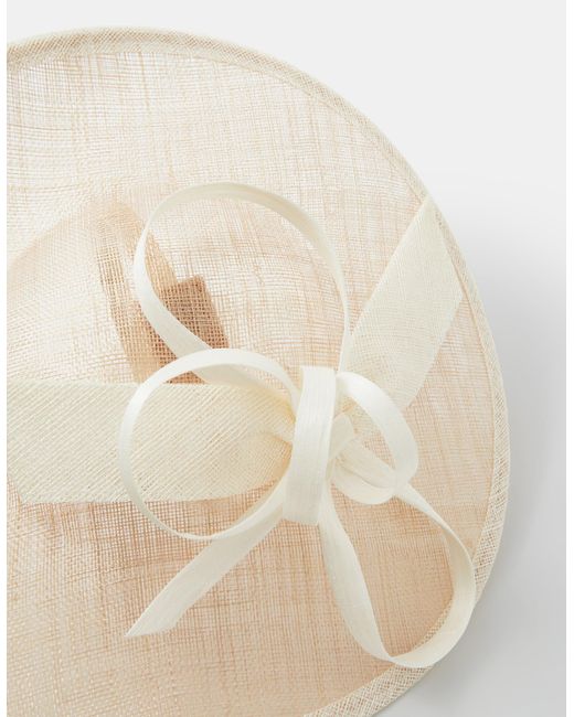 Accessorize Natural Bow Two Tone Fascinator