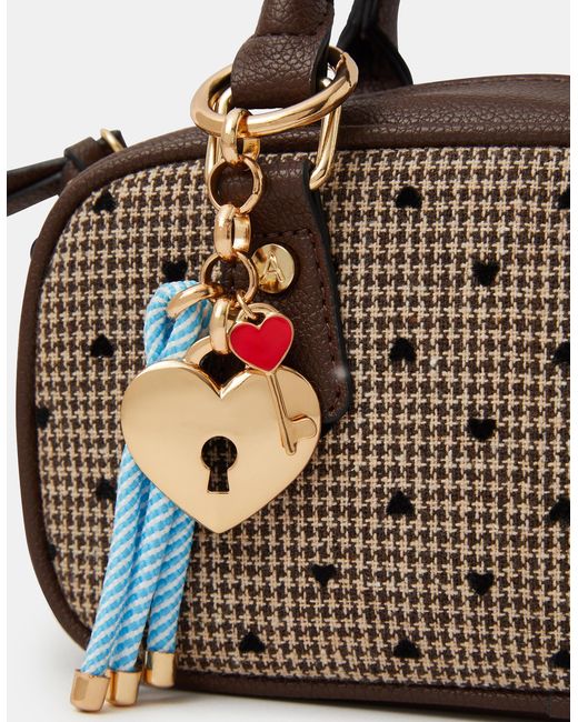 Accessorize Blue Padlock & Key Bag Charm