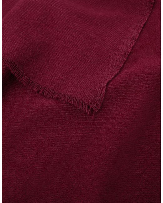 Accessorize Red Super Soft Plain Blanket Scarf
