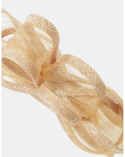 Accessorize Natural Loop Bow Fascinator