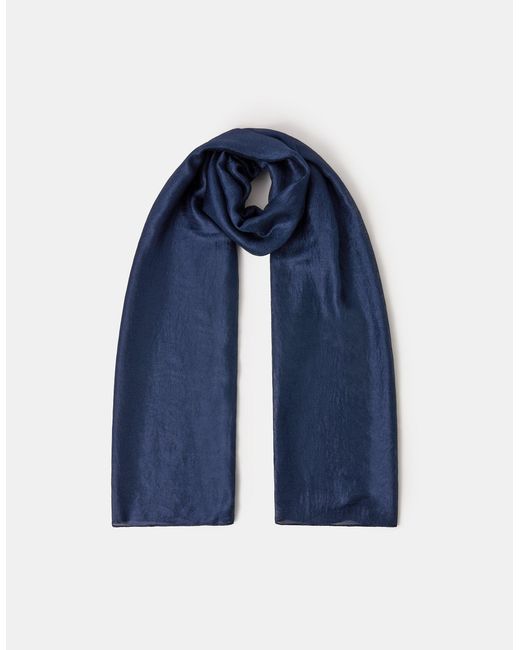 Accessorize Blue Lightweight Shimmer Scarf