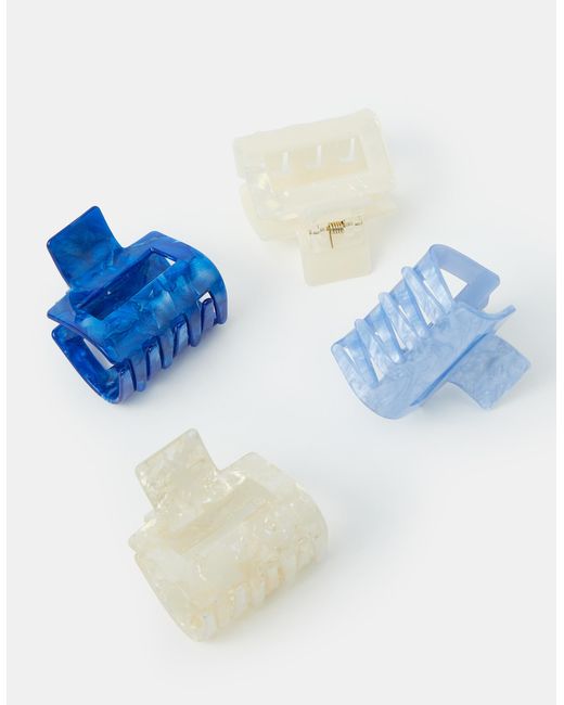 Accessorize Black 4-Pack Resin Square Claw Clips