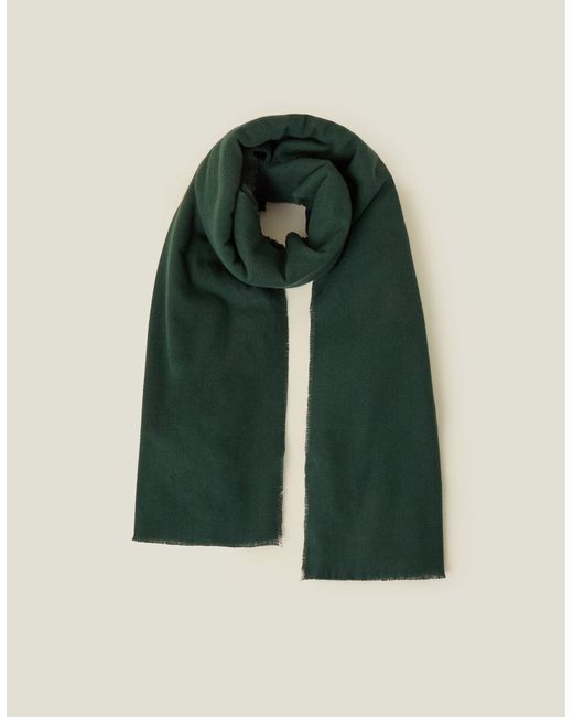 Accessorize Green Super Soft Blanket Scarf