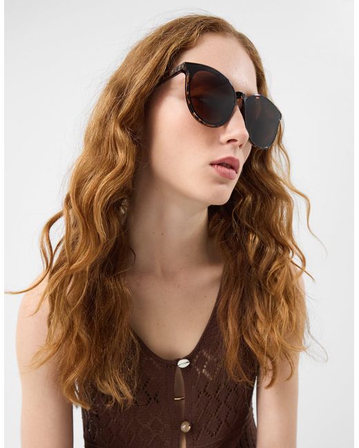 Accessorize Multicolor Tort Preppy Sunglasses
