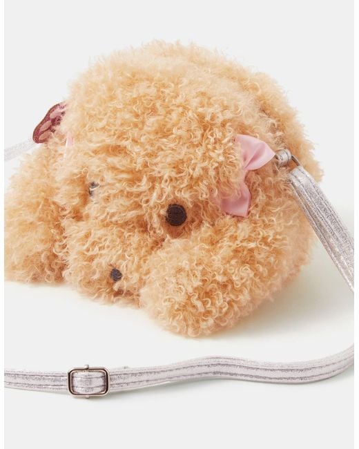 Accessorize White Poodle Crossbody Bag