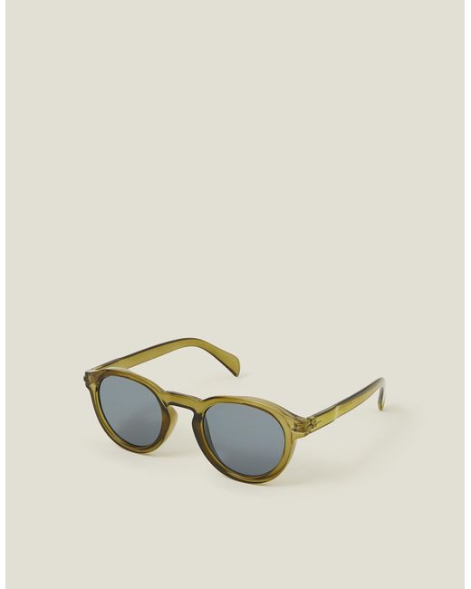 Accessorize Natural Round Preppy Sunglasses