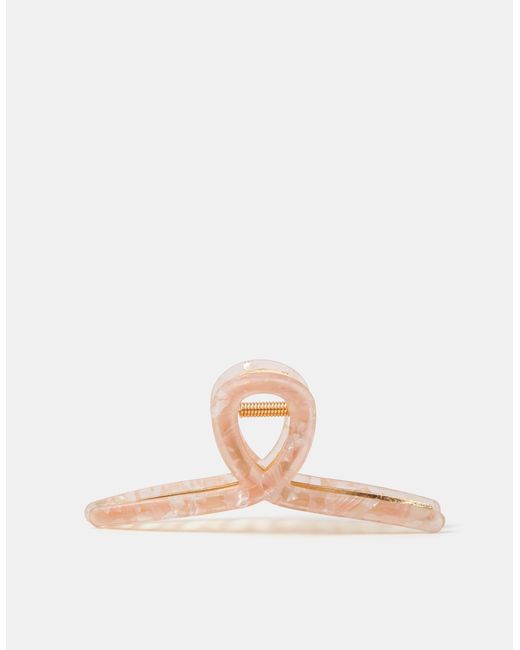 Accessorize White Shimmer Twist Claw Clip