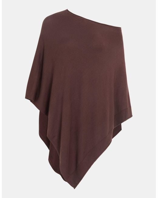 Accessorize Brown Knit Poncho