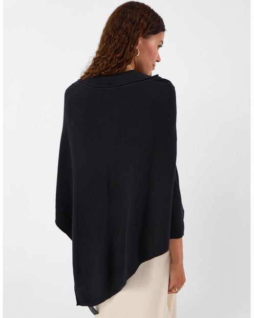 Accessorize Blue Knit Poncho