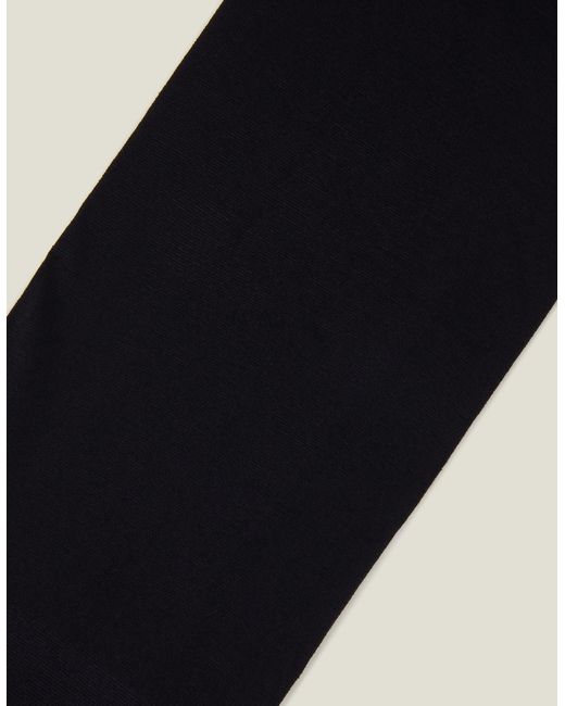 Accessorize Black Cotton 40 Denier Tights