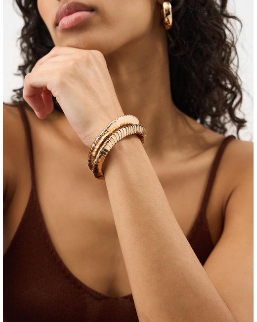 Accessorize Brown 2-Pack Stretch Bangles