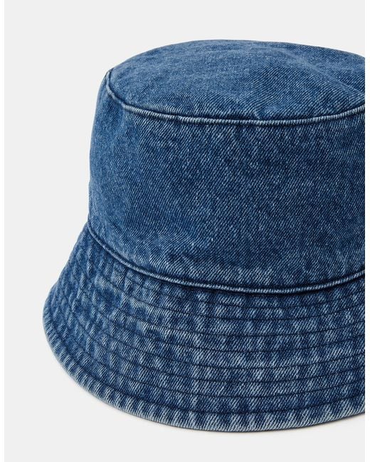Accessorize Blue Washed Denim Bucket Hat