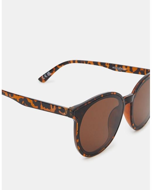 Accessorize Multicolor Tort Preppy Sunglasses