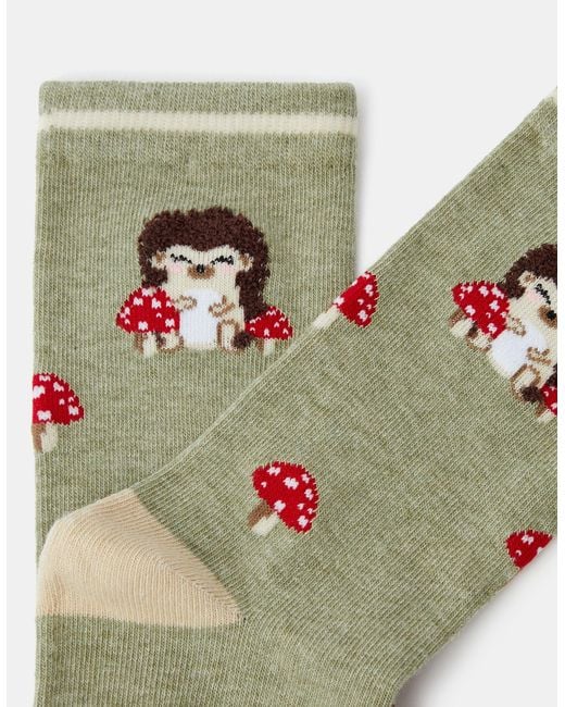 Accessorize Multicolor Hedgehog Socks