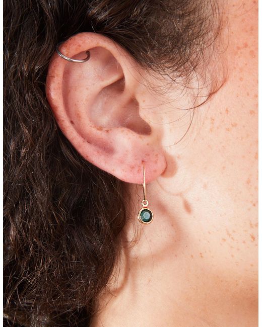 Accessorize Brown Filigree And Stone Hoop Earring Set