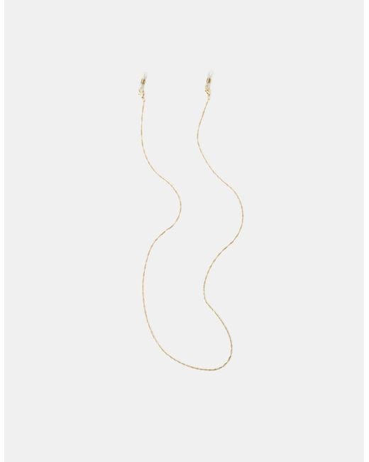 Accessorize White Twisted Sunglasses Chain