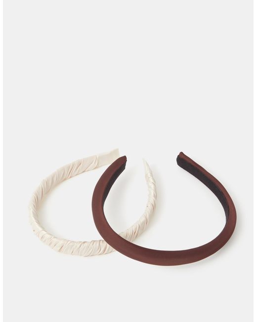 Accessorize Blue 2-Pack Slim Headbands