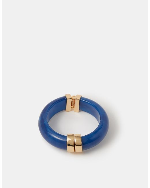 Accessorize Blue Chunky Resin Bangle