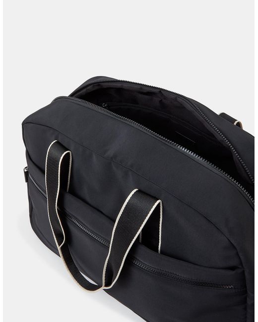 Accessorize Black Large Nylon Weekend Bag