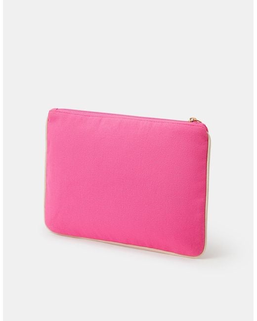 Accessorize Pink Adore Embroidered Pouch