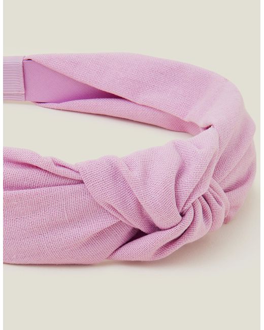 Accessorize Women's Pink Knot Headband