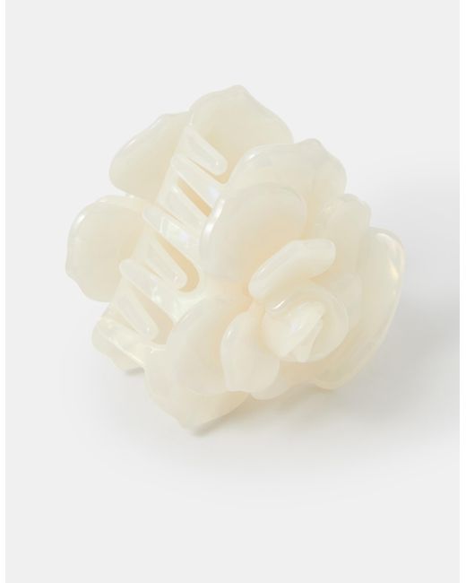 Accessorize Brown Rose Claw Clip