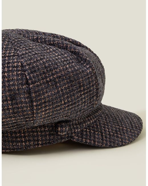 Accessorize Black City Baker Boy Hat
