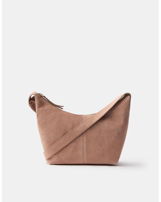 Accessorize Multicolor Suede Crossbody Bag