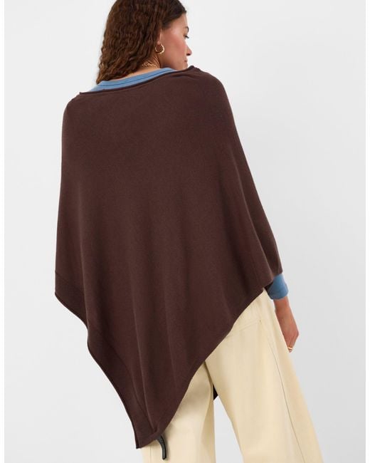 Accessorize Brown Knit Poncho