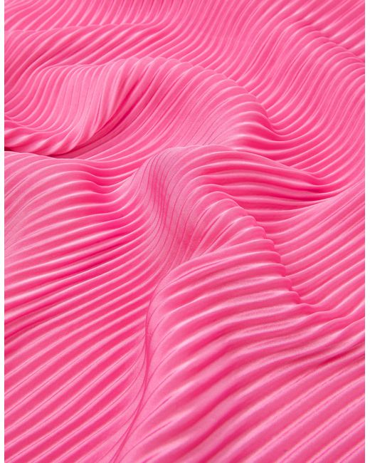 Accessorize Pink Lightweight Pleated Scarf