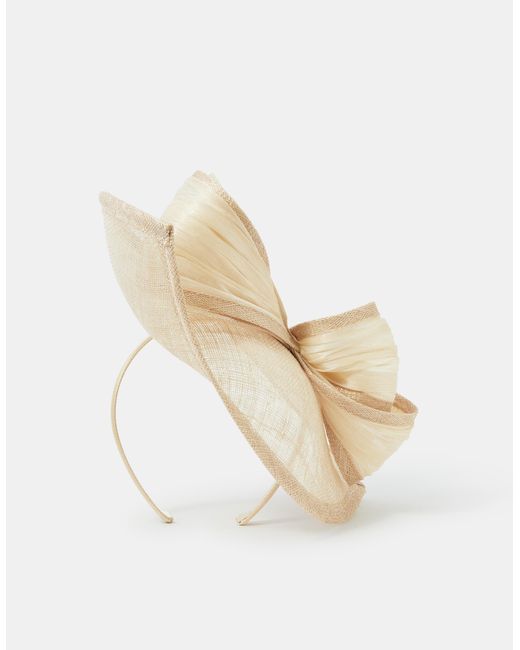 Accessorize Brown Bow Teardrop Fascinator