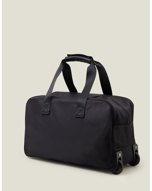 Accessorize Black Wheeled Weekend Bag