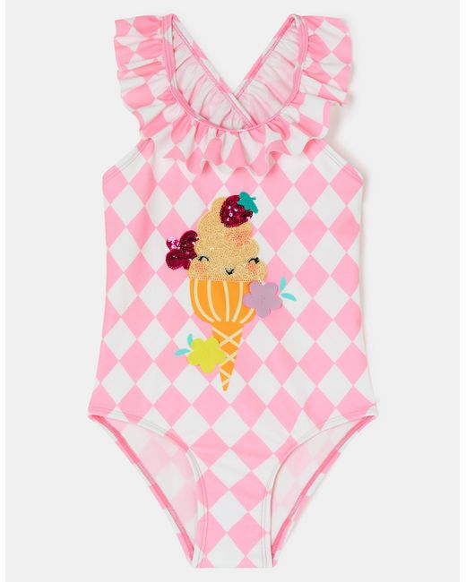 Accessorize Pink Ice Cream Swimsuit