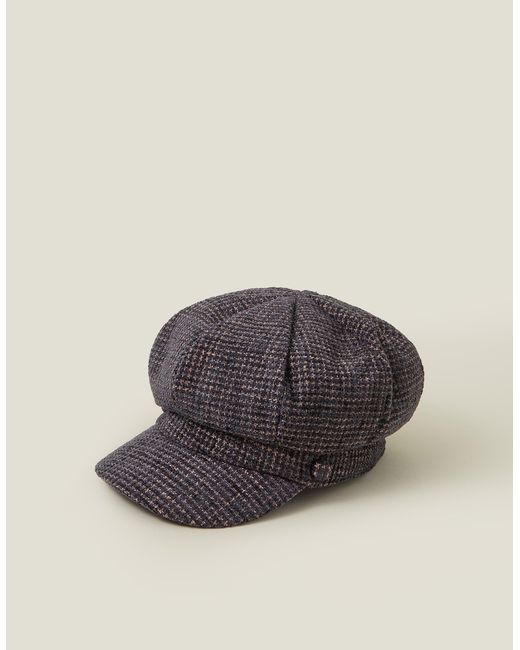 Accessorize Black City Baker Boy Hat