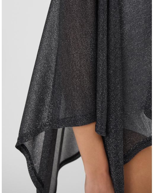 Accessorize Gray Shimmer Poncho