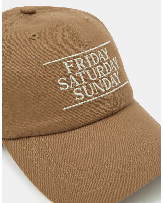 Accessorize Natural Weekend Baseball Cap