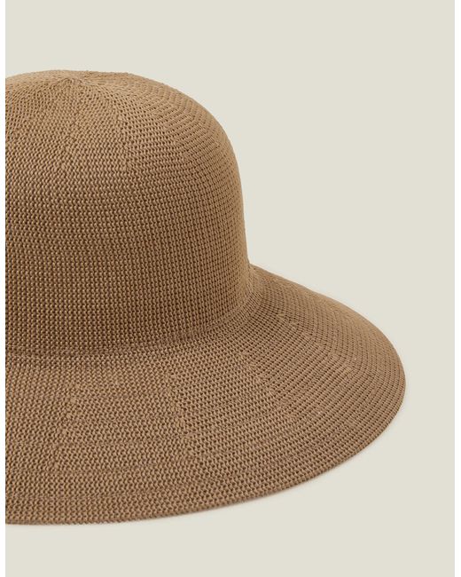 Accessorize Natural Women's Packable Bucket Hat Tan