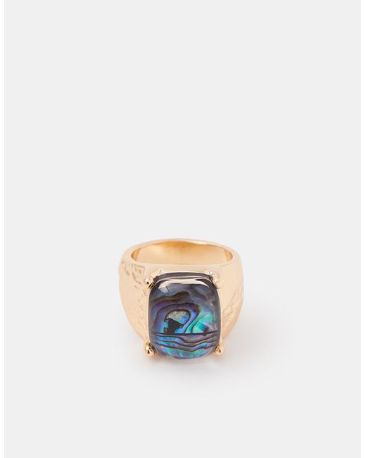 Accessorize Natural Statement Stone Ring