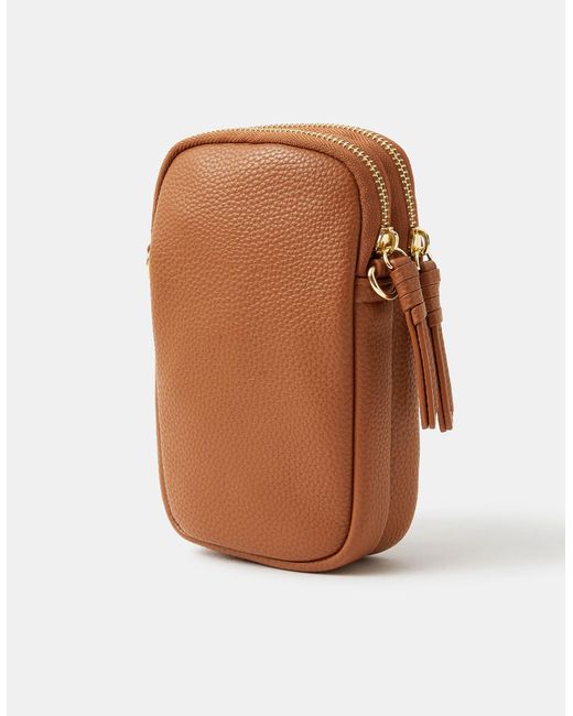 Accessorize Pink Double Pouch Phone Bag