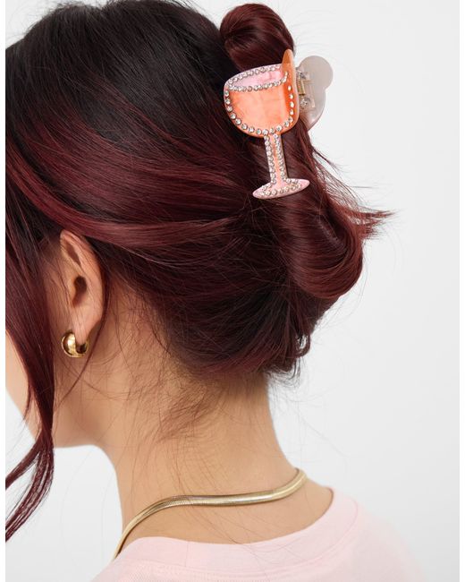 Accessorize Brown Spritz Claw Clip