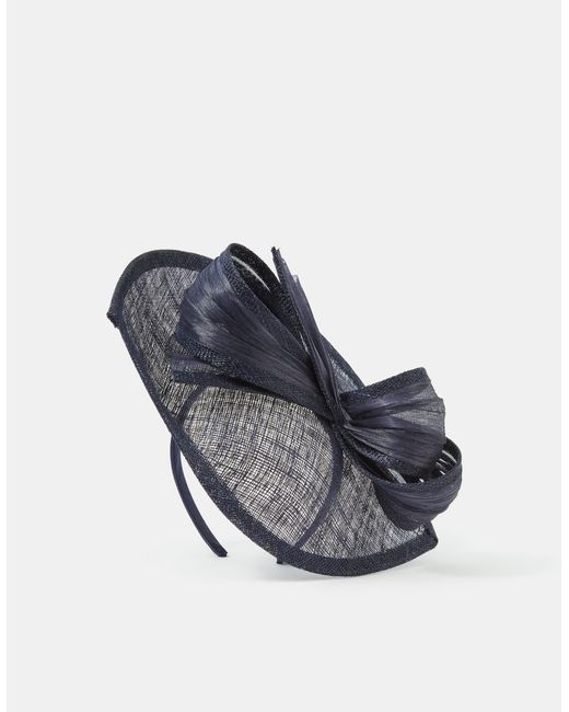 Accessorize Blue Bow Teardrop Fascinator
