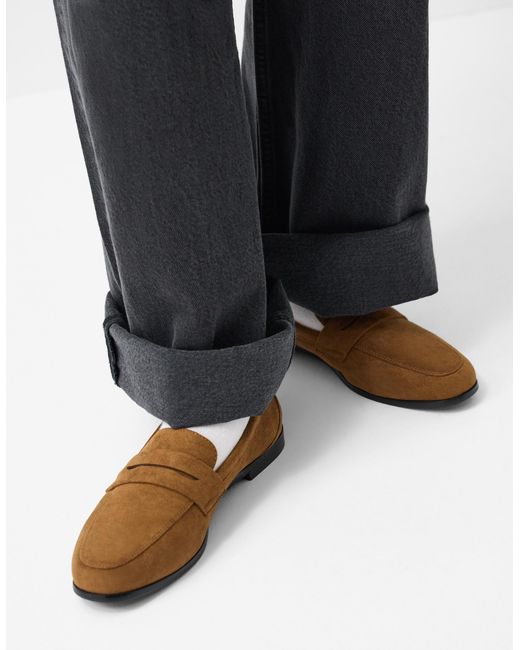Accessorize Brown Faux Suede Loafers