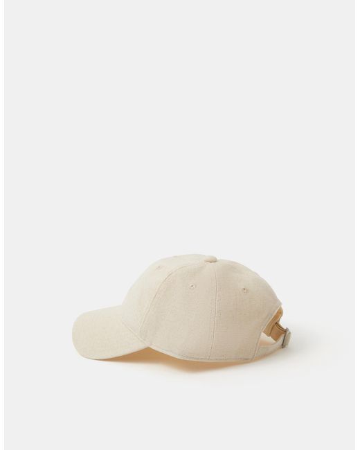 Accessorize Natural Twill Baseball Cap