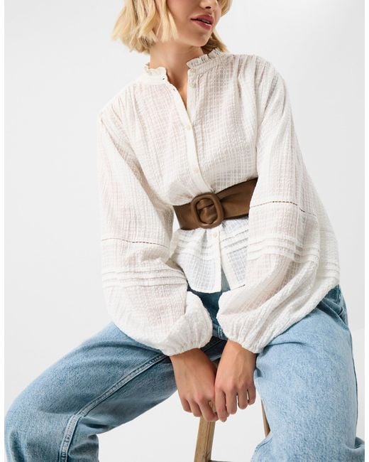 Accessorize Brown Wide Leather Belt