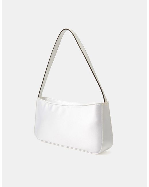 Accessorize Brown Satin Shoulder Bag