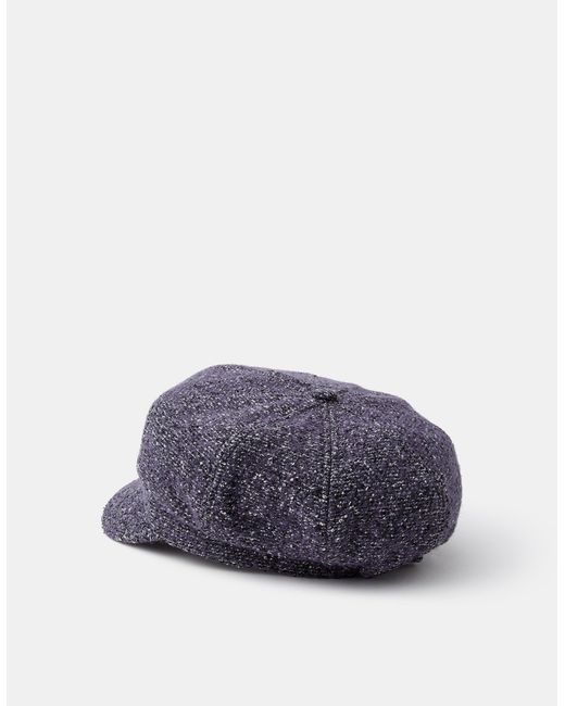 Accessorize Blue Woven Baker Boy Hat