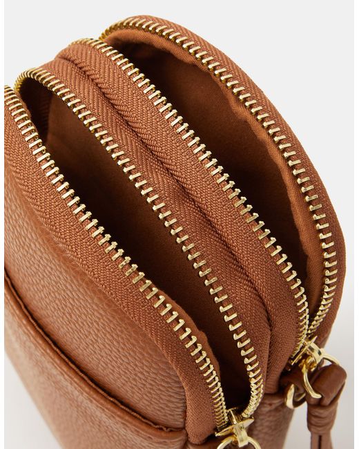 Accessorize Pink Double Pouch Phone Bag